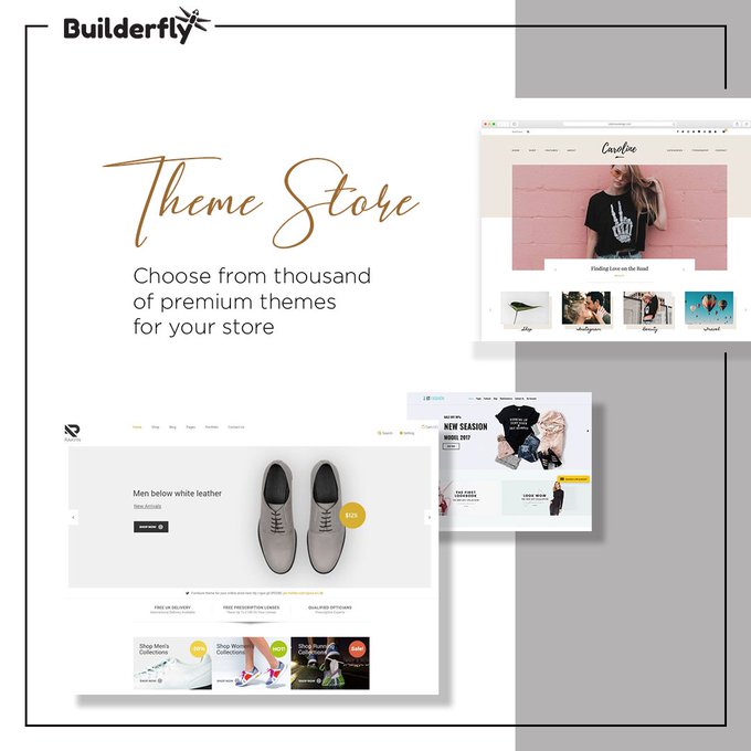 “Get the right feel and look for your online store by exploring our range of customized themes.