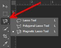 magnetic lasso tool in Adobe photoshop