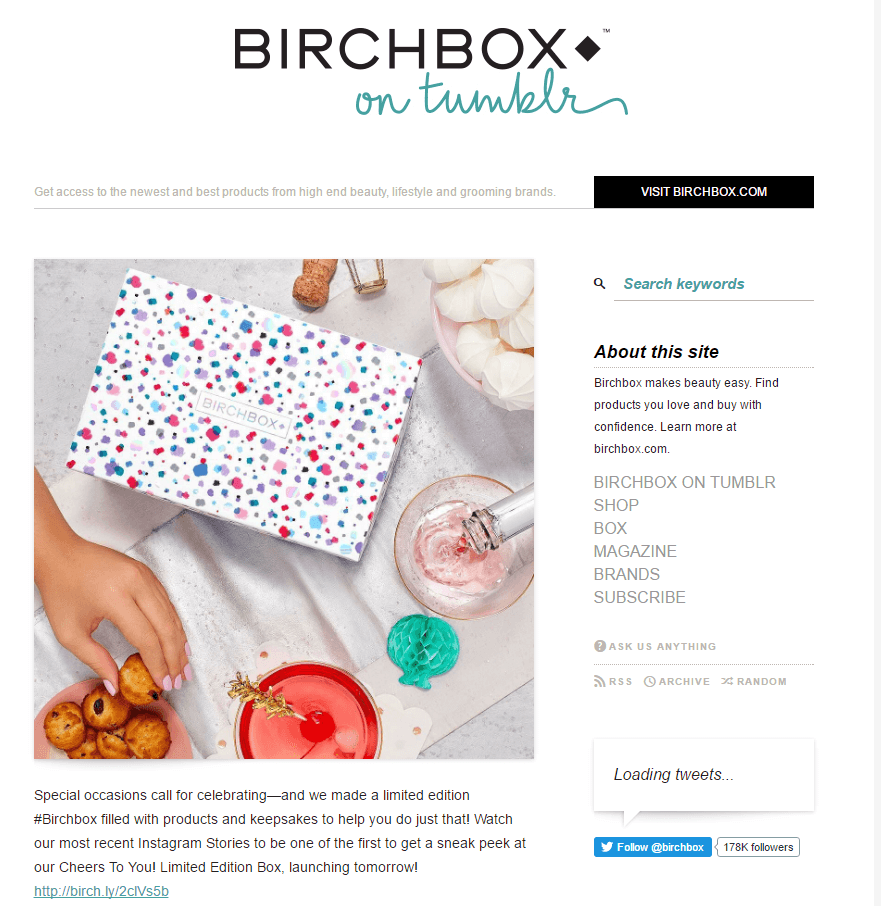 Birchbox Example