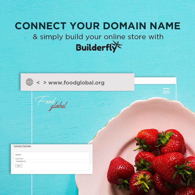 Connect domain in Builderfly
