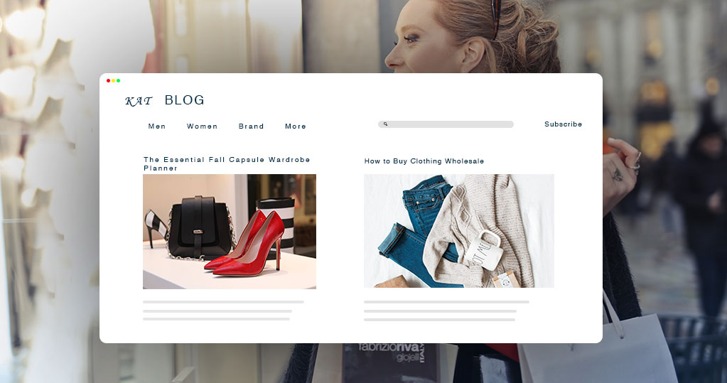 Things to consider while using a blog in your fashion store