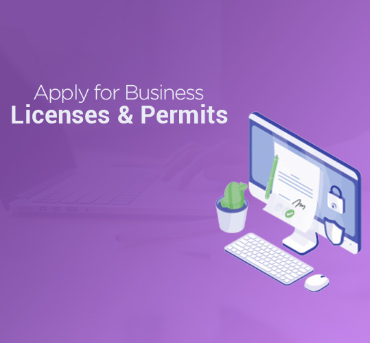 Apply for business licenses and permits