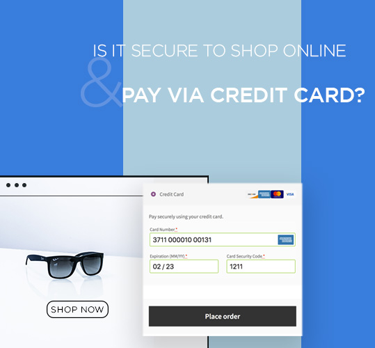 Is it secure to shop online and pay via credit card?