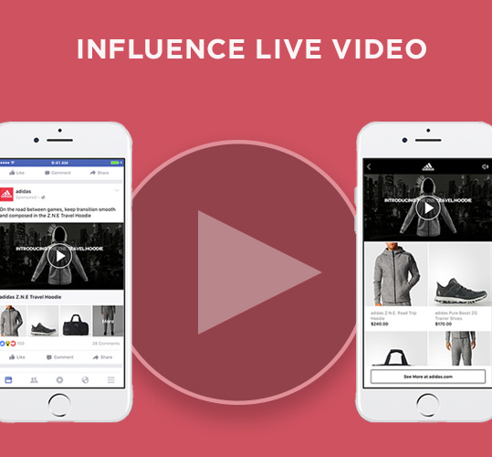 Influence live video