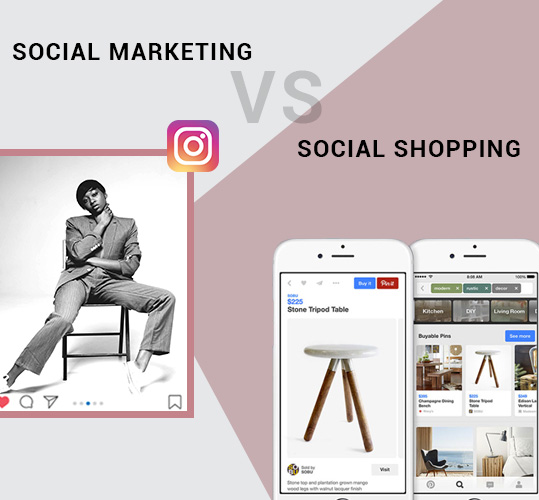 Social marketing versus social shopping