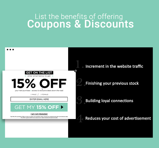 benifits of offering coupons & discounts