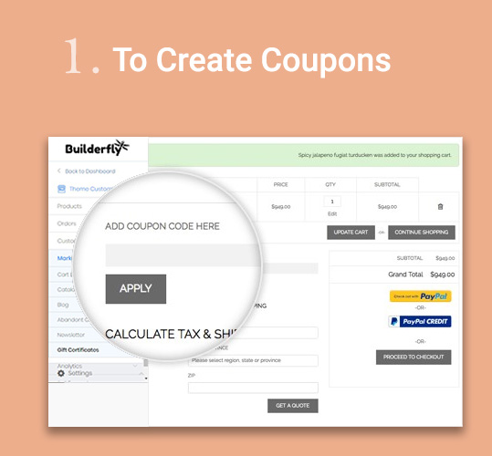 create coupons