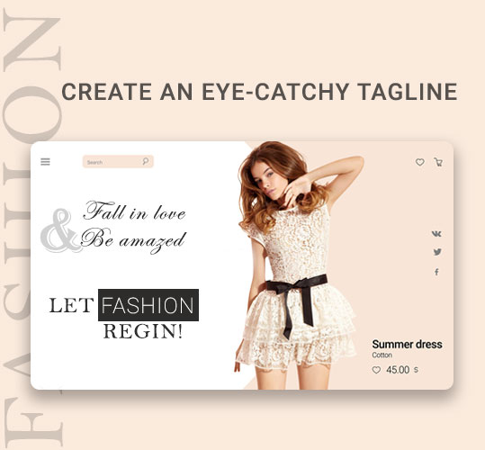 Create an Eye-Catchy Tagline of your Clothing Business