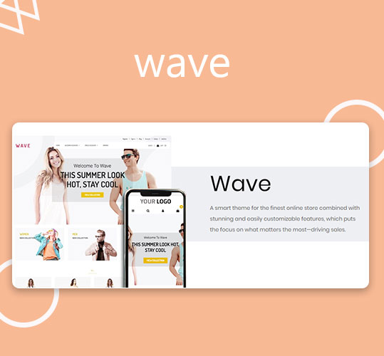 Wave - ecommerce theme builderfly