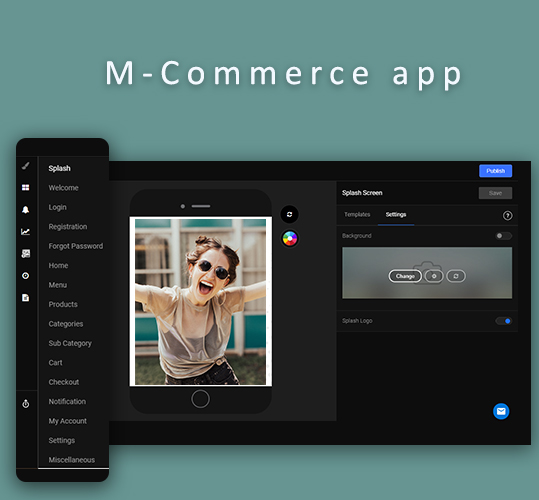 Builderfly M-commerce app interface