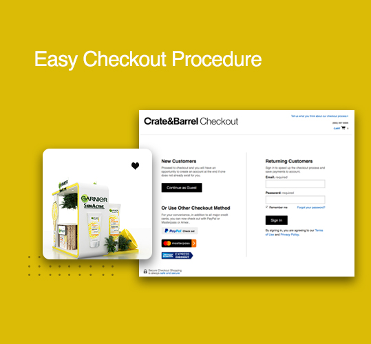 Easy Checkout Procedure
